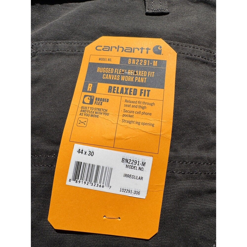 Carhartt Men's Relaxed Fit Rugged Fit Canvas Work Pants  44x30**READ Description - Picture 6 of 11